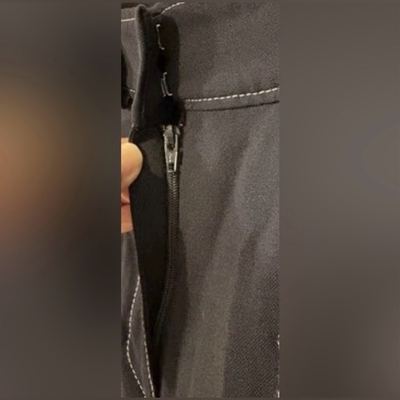 Designer Tory Burch 95% Wool Navy Blue Cropped Women’s Pants Size 0 sku#80 - Picture 3 of 9